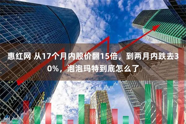 惠红网 从17个月内股价翻15倍，到两月内跌去30%，泡泡玛特到底怎么了