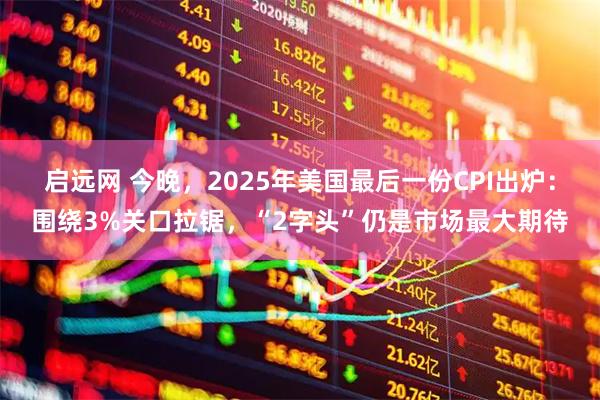 启远网 今晚,2025年美国最后一份CPI出炉:围绕3%关口拉锯,“2字头”仍是市场最大期待